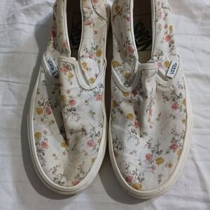 Floral Slip-On Sneakers